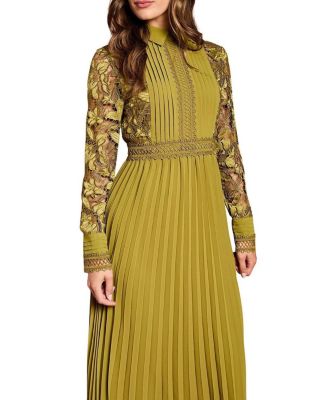 Women's Long Sleeve Midi Shirt Dress