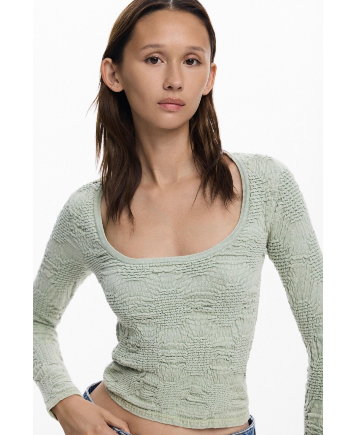 Desigual Women's Fine textured sweater