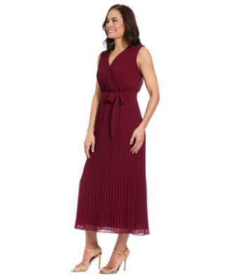 Women's Pleated Midi Dress