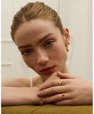 Outline Heart Stacking Ring