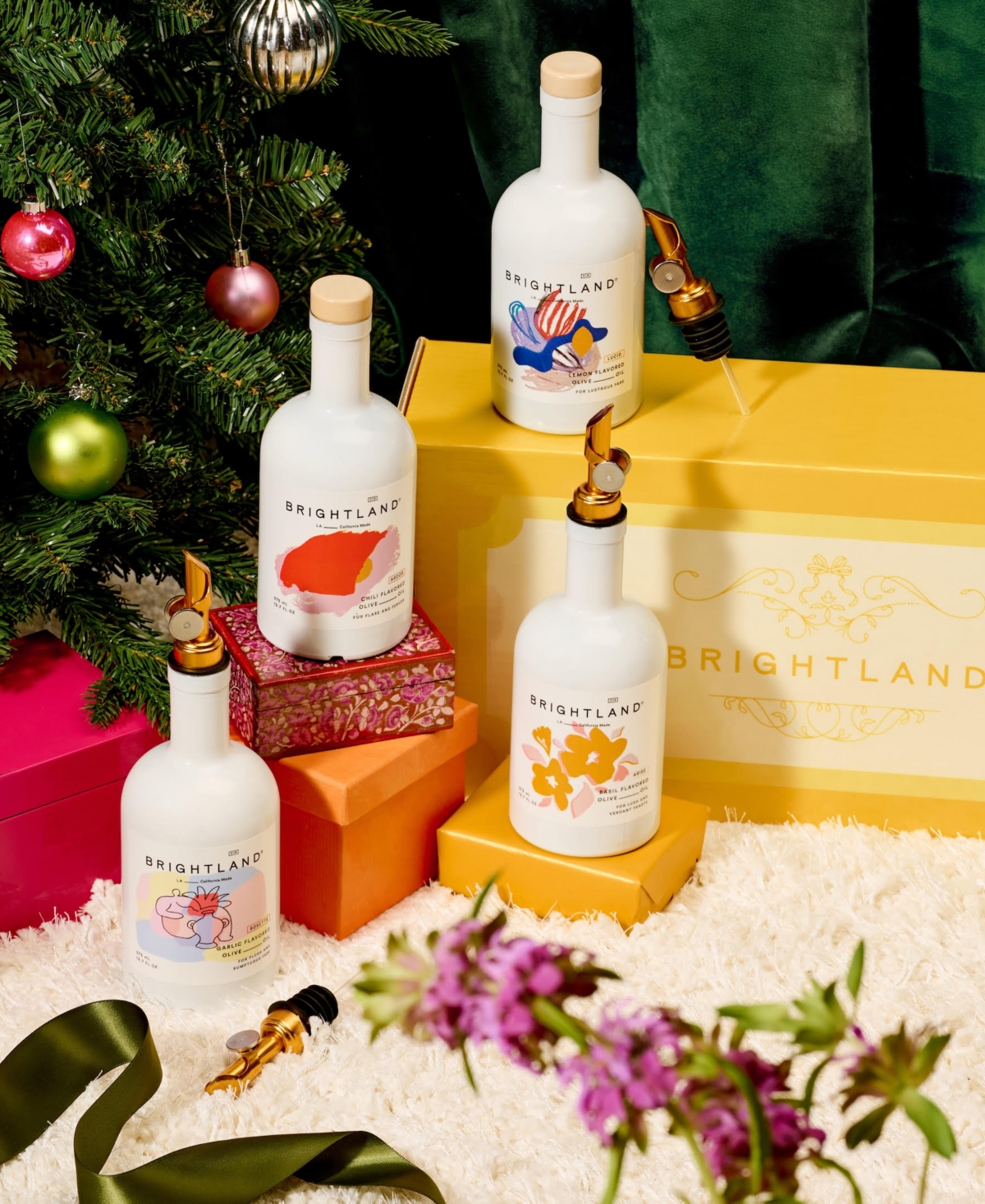 Brightland Artist Series Flavored Olive Oil Gift Set