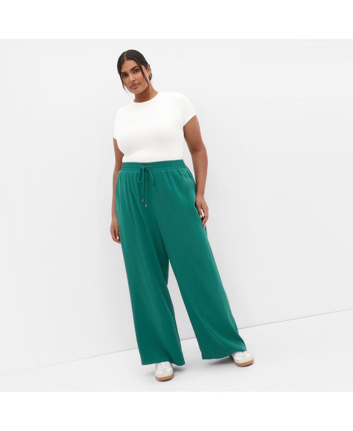 Женские брюки CITY CHIC Plus Size Leia, цвет: Нефритовый — фото 3