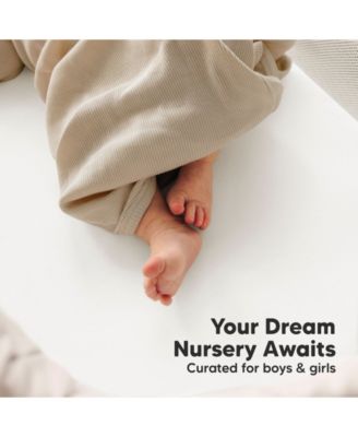 Bassinet Sheet for Baby Girls, Boys, 2-Pack Soothe Bassinet Fitted Sheets, Bedside Bassinet Mattress Sheet