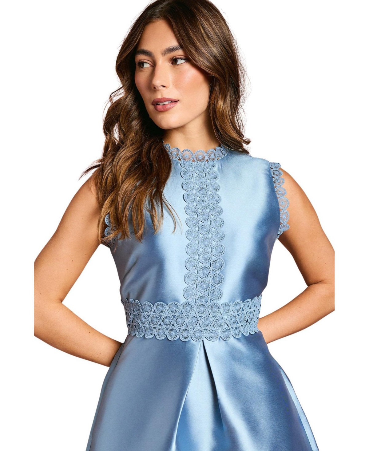 Coast Women's Twill Lace Dress