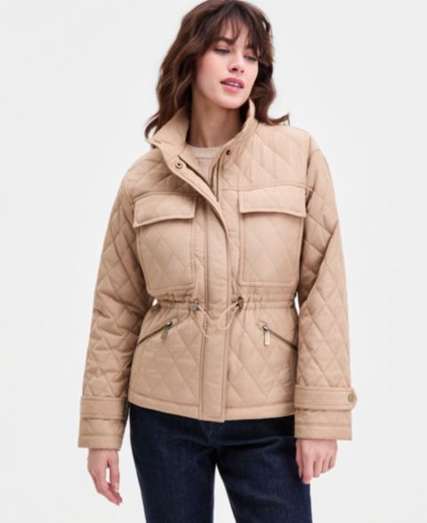 Женские куртки MICHAEL Michael Kors Michael Kors Women's Short Quilted Coat