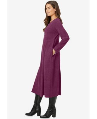 Women's Within Thermal Knit A-Line Dress