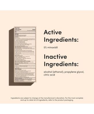 Hair Regrowth Treatment Minoxidil 5% Topical Serum