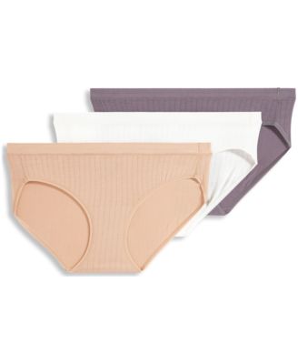 Women's 3-Pack Moderate Coverage Bikini Panties 4809