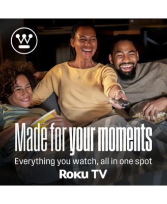 40" Roku Smart TV, FHD QLED, Dolby Digital+, Wi-Fi, Bluetooth, AirPlay, Alexa & Google Assistant Compatible