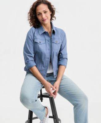 Women's Classic Denim Jacket, Created for Macy's