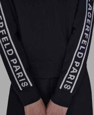 Women's Logo Tape V-Neck Sweater