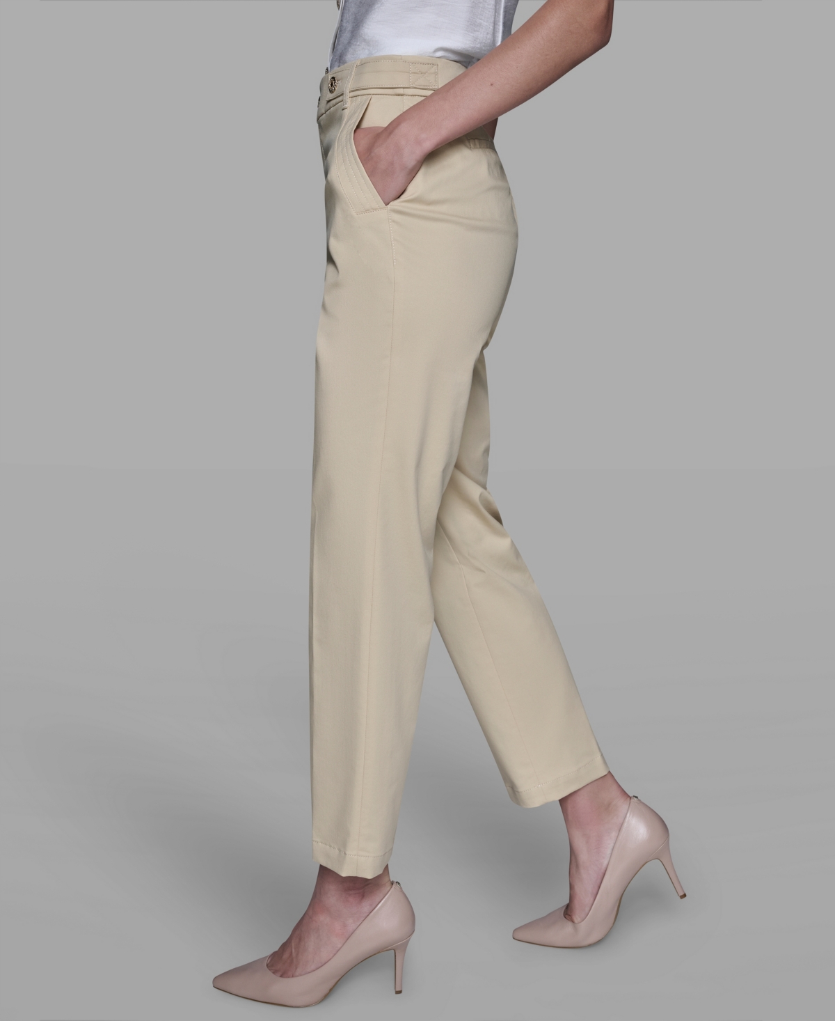 Karl Lagerfeld Paris Women's Straight Ankle Pants