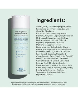 Triple Threat Hair Thickening Shampoo