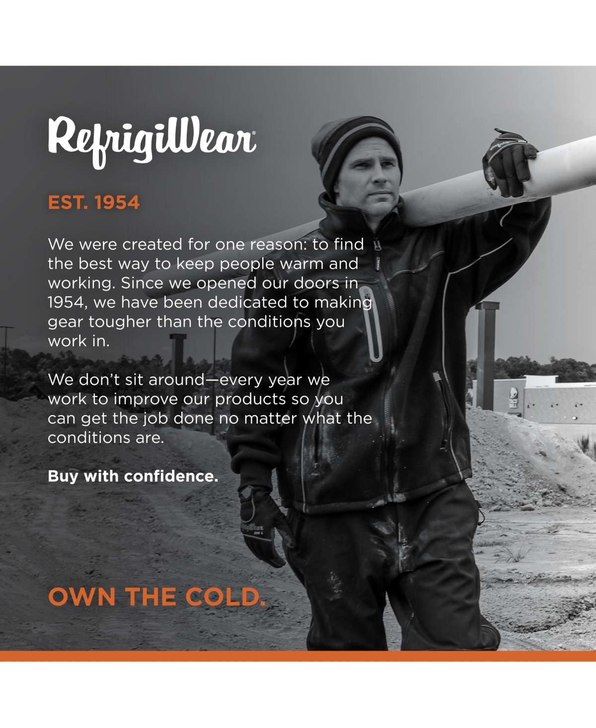 RefrigiWear Big & Tall Insulated PolarForce Hybrid Fleece Jacket