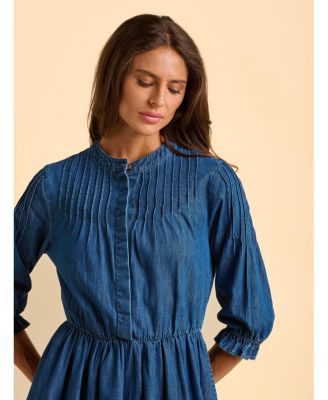 Women's Icylyn 3/4 Sleeve Round Neck Midi Dress