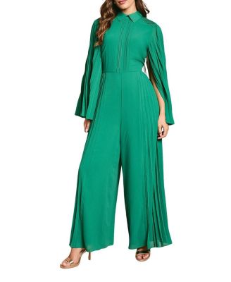 Women's Pleat Wide Leg Jumpsuit