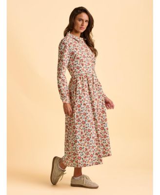 Women's Bella Long Sleeve Shirt Midi Dress