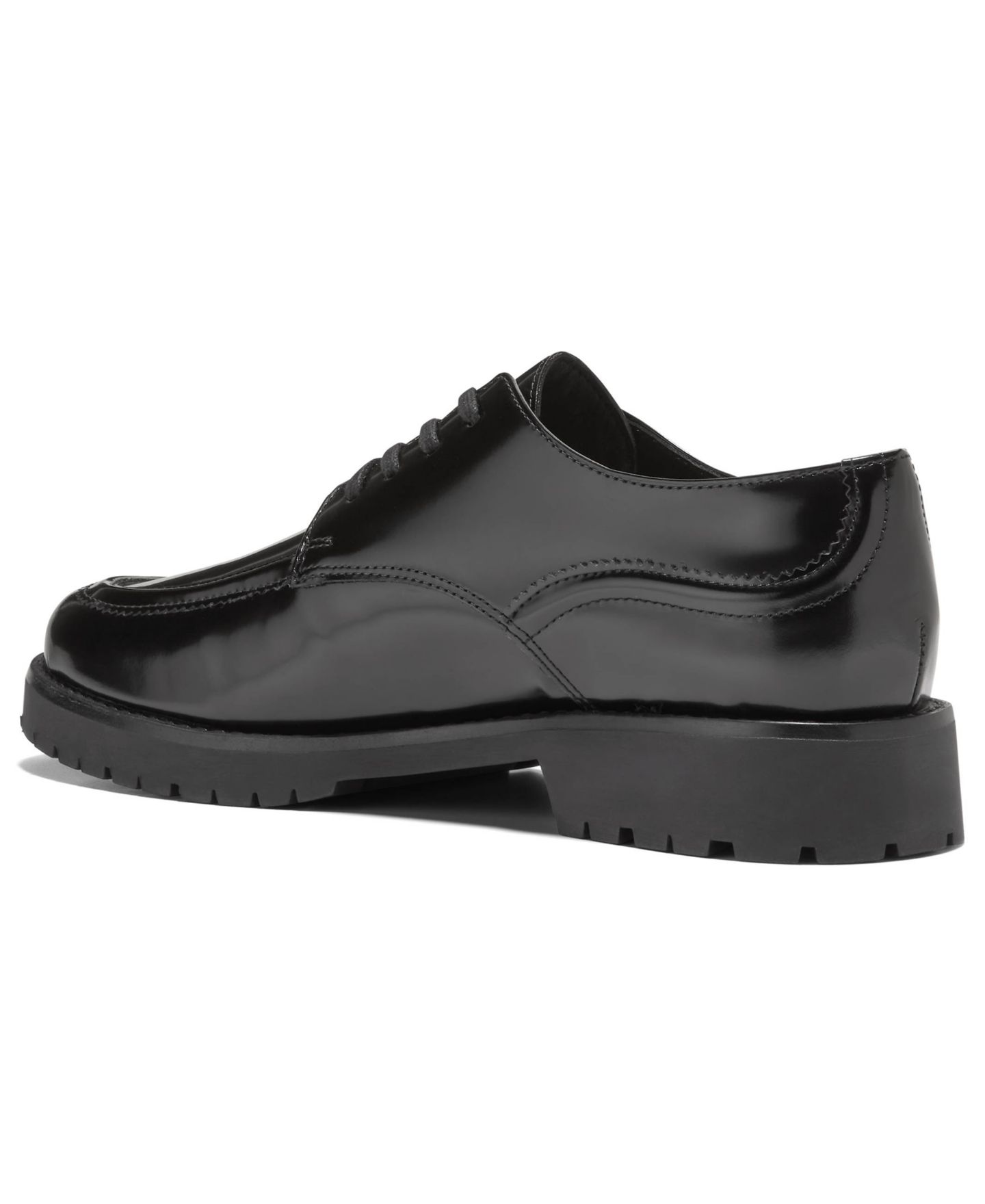 Женские туфли Cole Haan Lug Oxfords, цвет: Чёрный кожаный — фото 3