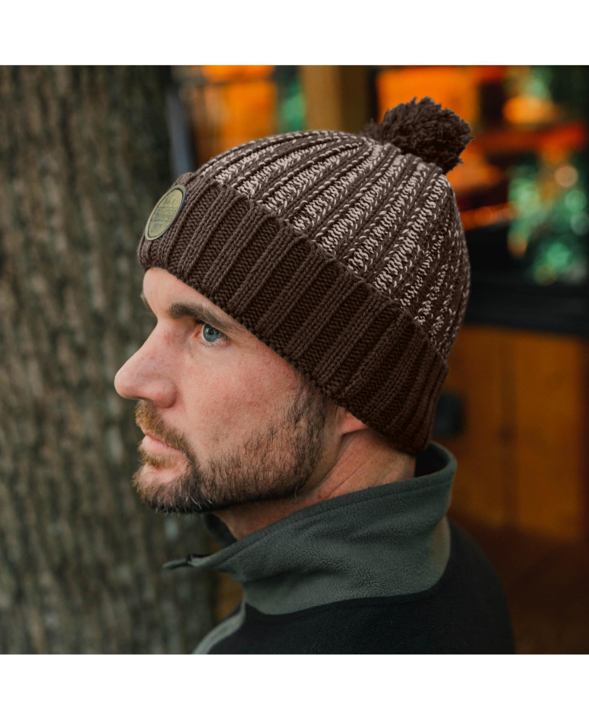 Kanut Sports Men's Unisex Mission Pom Heather beanie