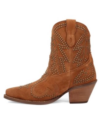 Women's Seein' Stars Suede Leather Bootie