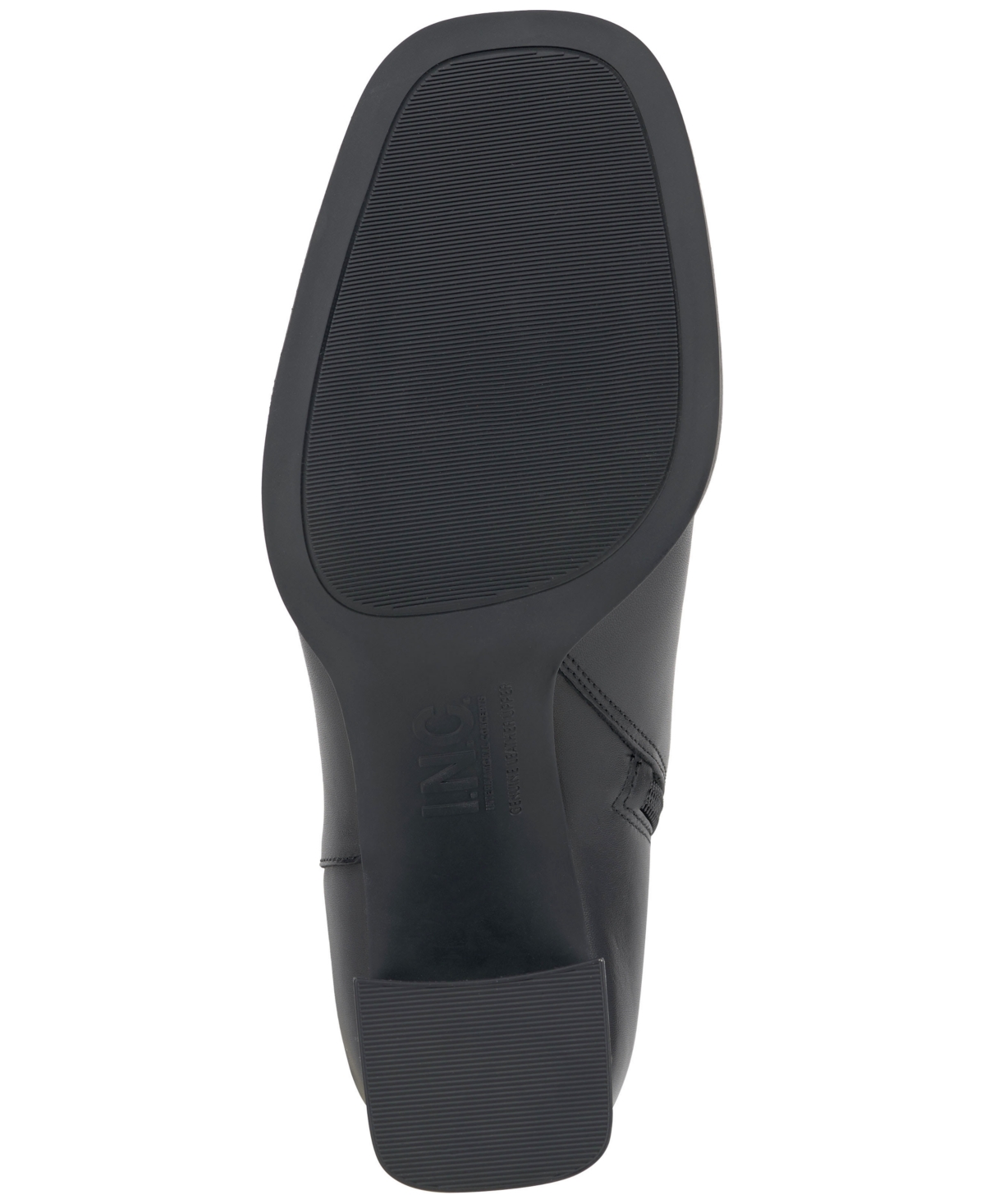 Inc International Concepts Womens Elani Block Heel Boots Macys Exclusive Regular Wide Calf In Black