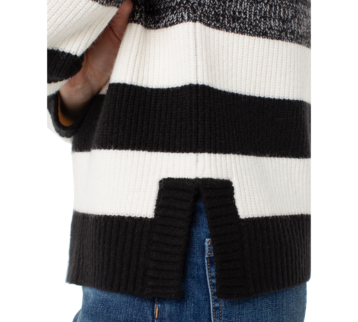 Liverpool Los Angeles Women's Long-sleeve V-neck Sweater In Multi