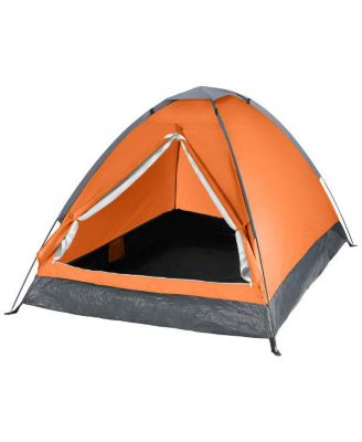 2 Person Camping Tent, Orange