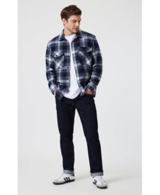 Men's Mavi Marcus Slim Straight Leg In Deep Selvedge