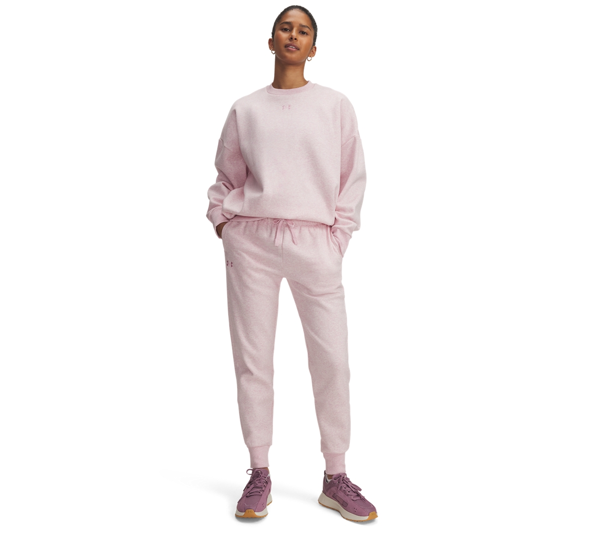 Under Armour Women's Rival Fleece Joggers In Neutral