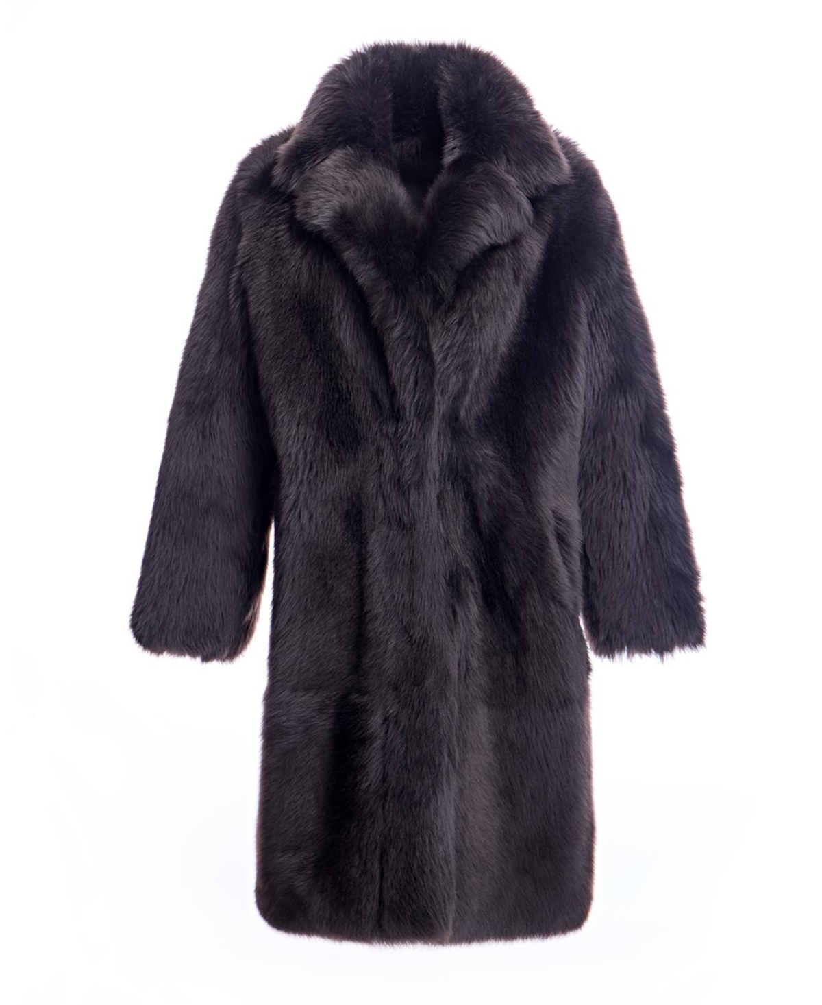 Julia & Stella by Maximilian Women's Reversible Shearling Lamb Teddy Coat