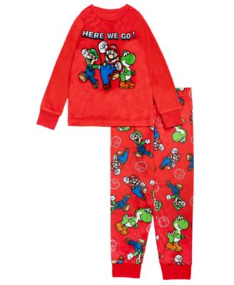 Nintendo - Boys Toddler 2T-4T 2-Piece Top and Pants Pajama Set