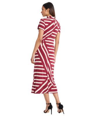 Women's Mock Neck Short-Sleeve Dress