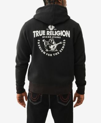 True Religion - Men's Core Zip-Front Logo Hoodie