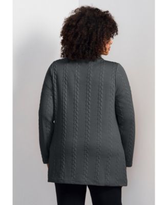 Women's Emily Jacquard Texture Knit Tunic Top