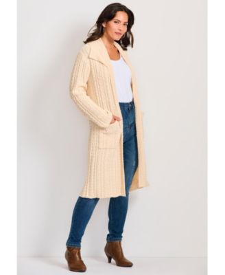 Women's Cable Cardigan