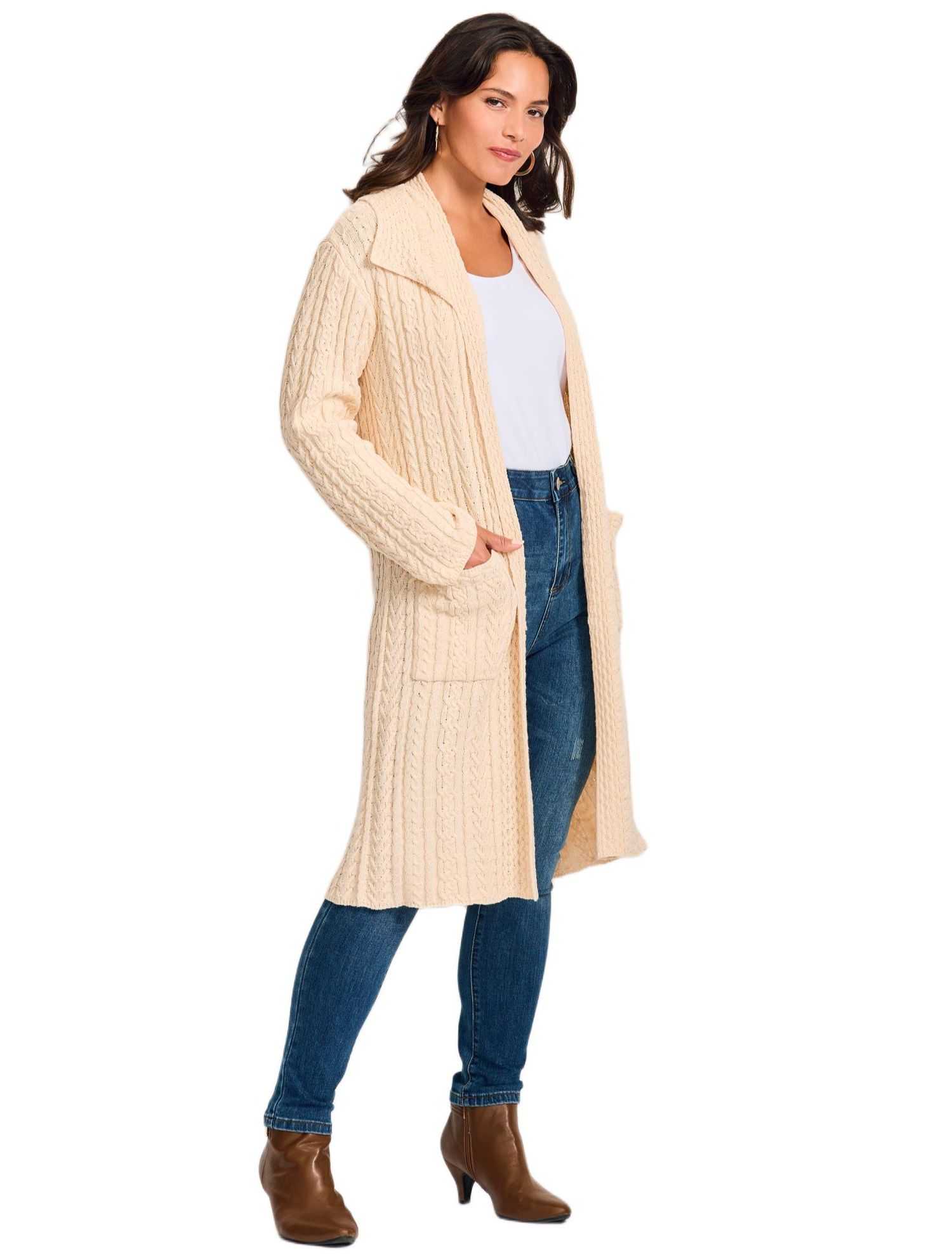 Women's Cable Cardigan