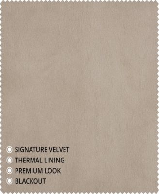 Signature Extra Wide Velvet Blackout Curtain