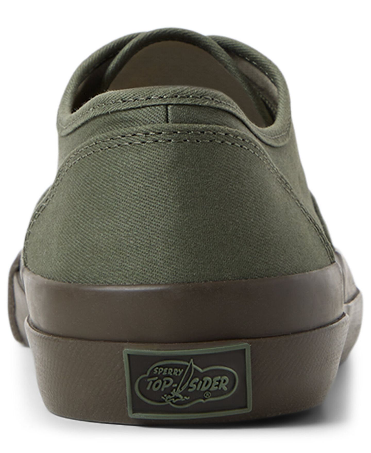 Мужские кроссовки Sperry Topsider на шнуровке, цвет: Оливковый — фото 3