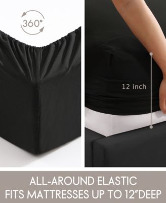 Embroidered 4-Pc. Sheet Set, Twin