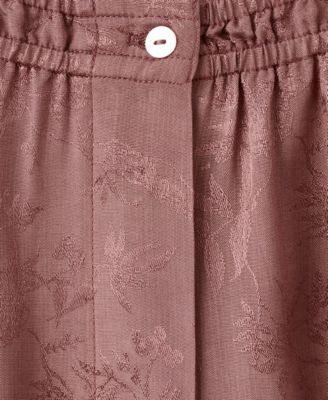 Women's Jacquard Satin Pajama Pants