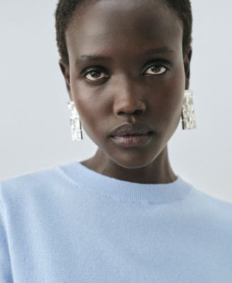 Women's Selection Short-Sleeved Wool Sweater