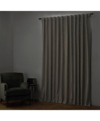 Extra Wide Performance Linen Hotel Blackout Curtain
