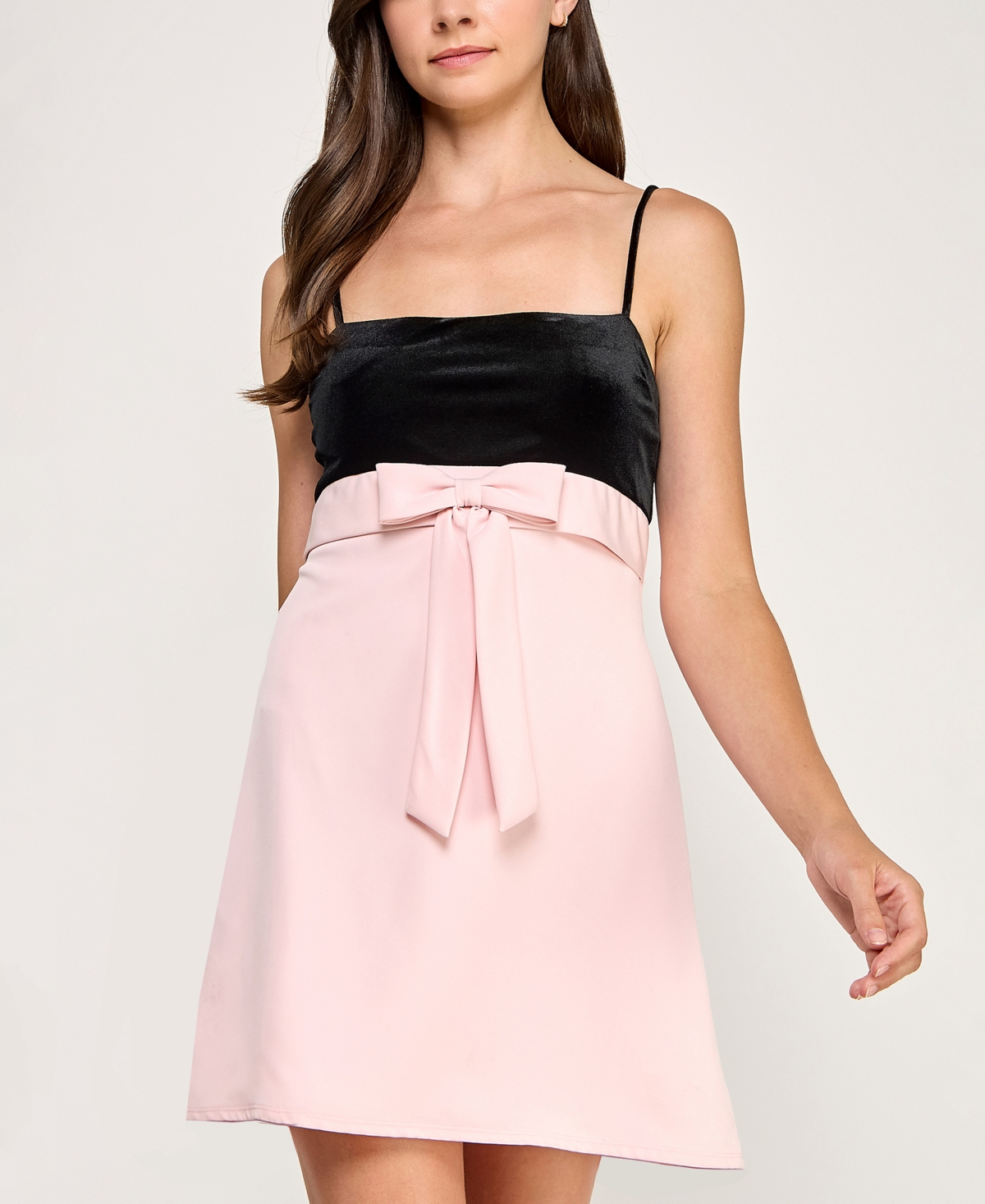 Seni & Cade Juniors' Bow Detail A-Line Dress