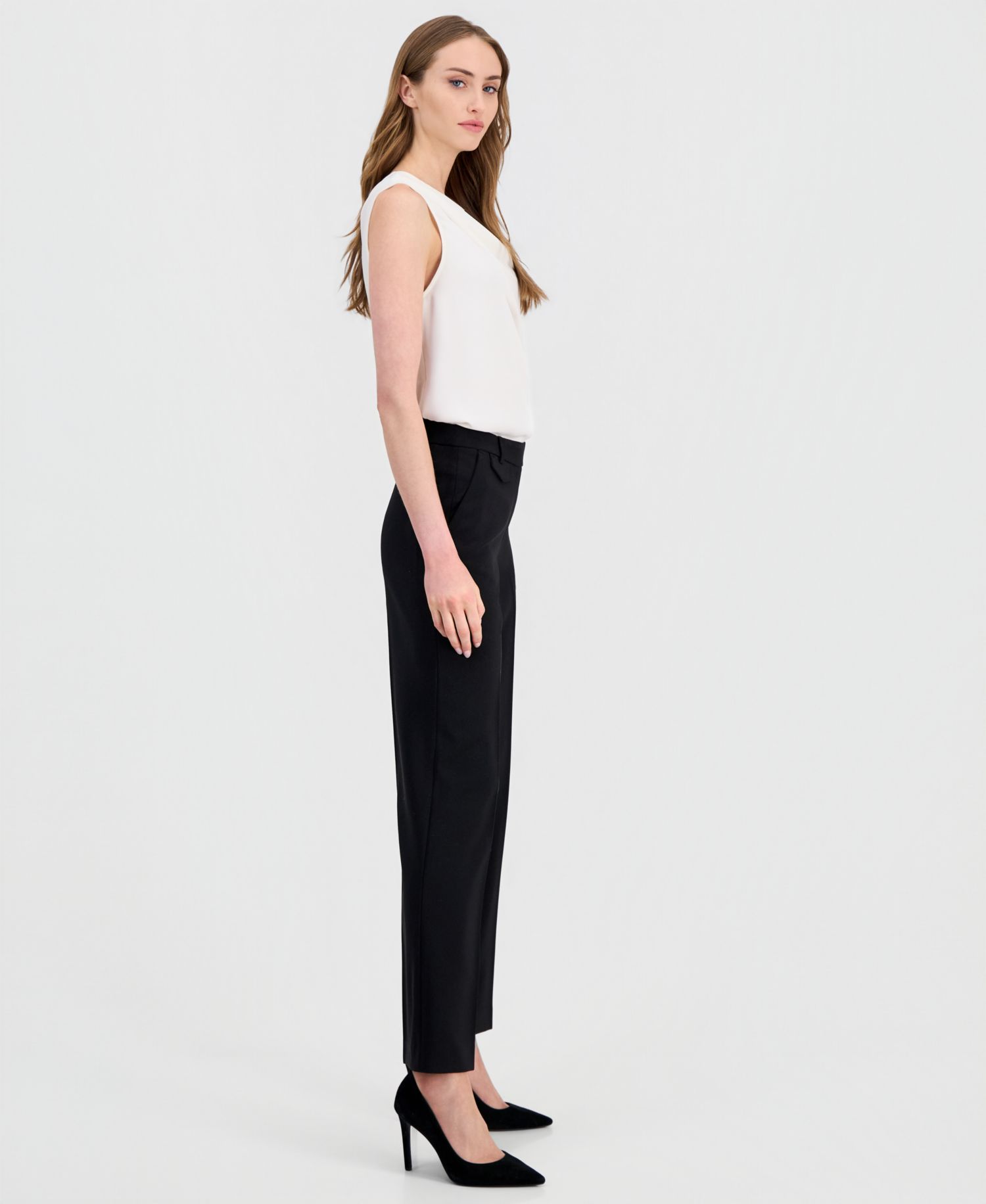 Women's High-Rise Wide-Leg Pants