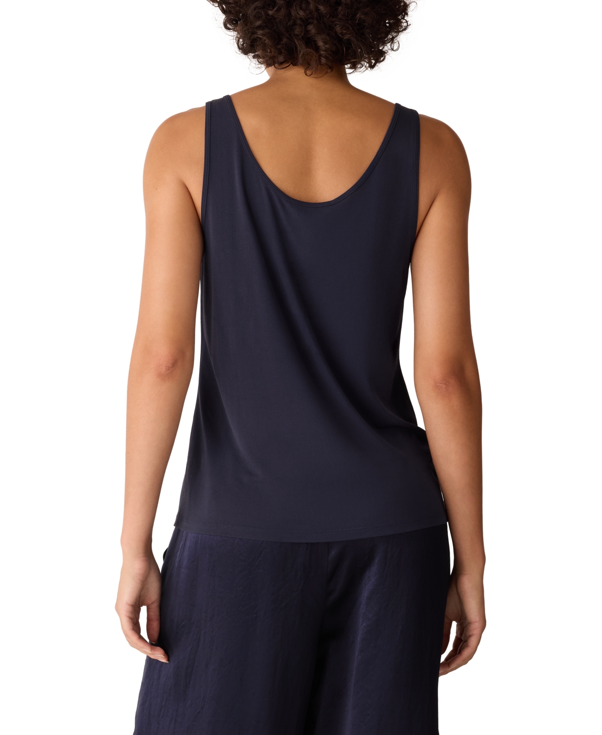 Eileen Fisher Women's Scoop Neck Slim Tank Top