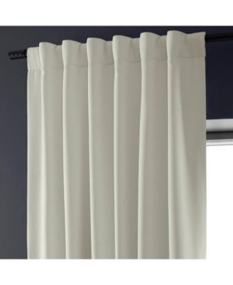 Faux Linen Hotel Blackout Curtain