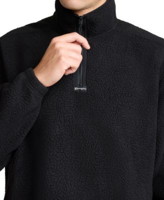 Men's Quarter-Zip Long-Sleeve Sweatshirt