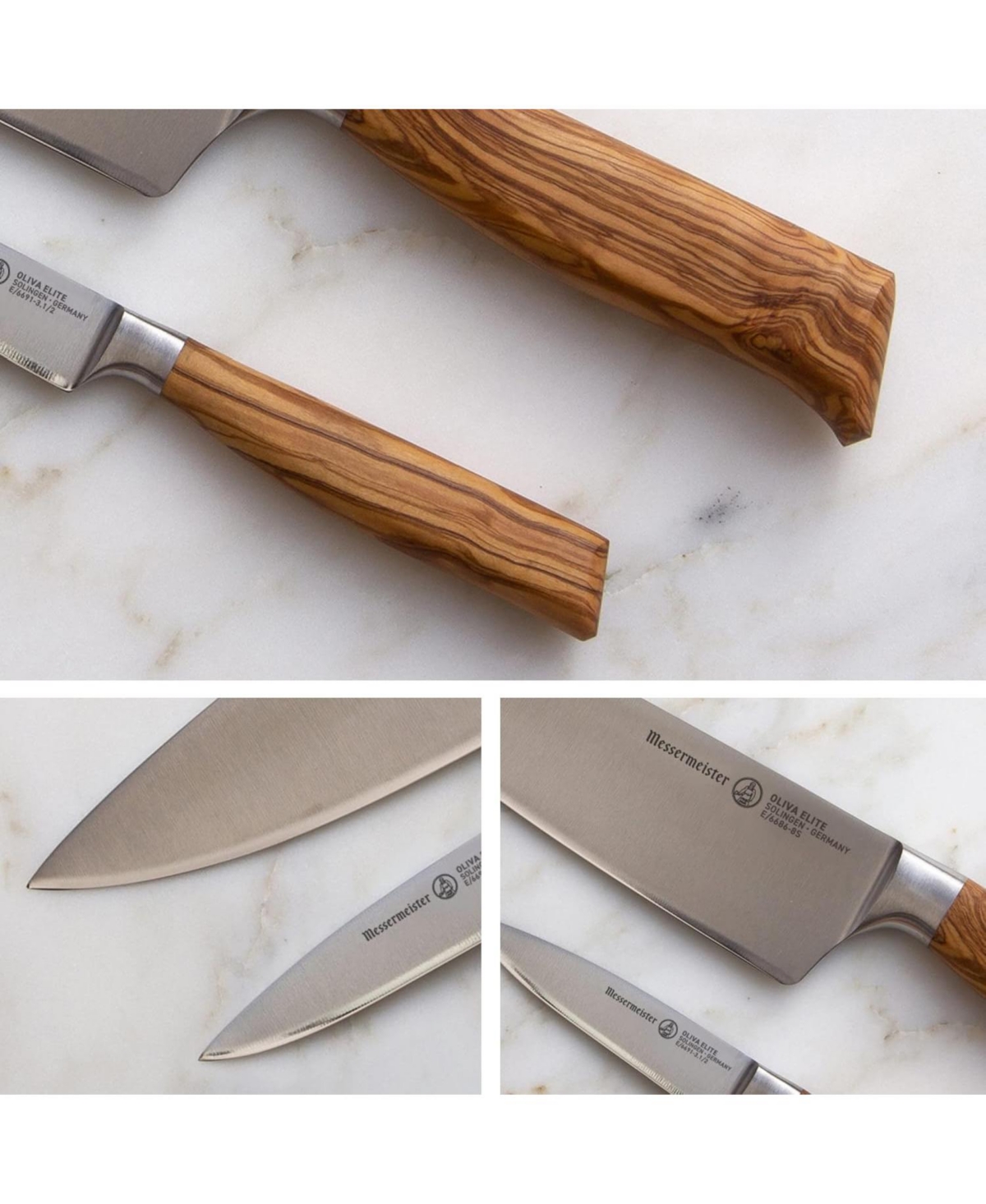 Messermeister Oliva Elite Chef & Parer Set / 2 Pc.