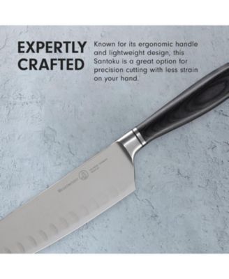 Blacksmith Santoku Knife with Kullens / 6.5”