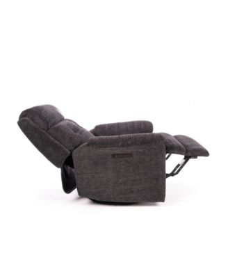 38" Sophia Power Swivel Gliding Recliner with Power Headrest Lumbar